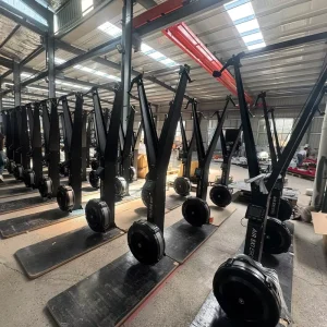10-Level Commercial Air-Resistance Ski Trainer Machine for Full-Body Cardio