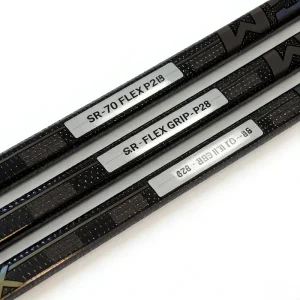100% Carbon Fiber Ice Hockey Sticks YTH/JR/INT/SR P28/P29 55/65/70/77/85/95 Flex Black and White