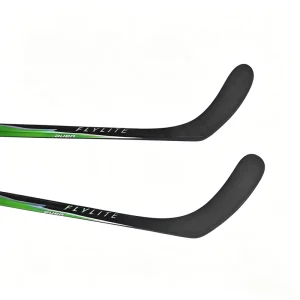 100% Carbon High Quality Green Flylite Ice Hockey Stick Senior YTH P92 P28 20 30 Flex Left and Right Hand Hockey Stick MOQ 1