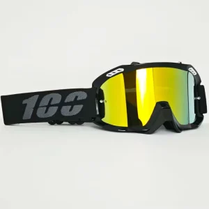 100LK Off-Road Motorcycle Ski Goggles High-Definition PC Full-Frame UV Protection Replaceable Lenses Lightweight