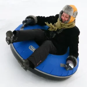 110 cm Blue PVC Inflatable Towable Snow Tube