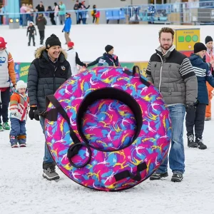 110cm Inflatable Snow Tube with Hard Bottom