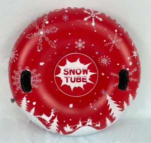 120 cm Two-Handle Inflatable Snow Tube with Handles