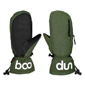 1233 Winter Waterproof Warm Ski Mittens with Zip Pockets for Men and Women