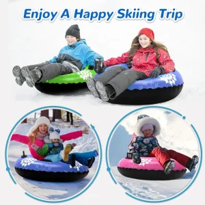 20-Piece PVC Inflatable Snow and Grass Tube, Thickened, Adults