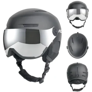 2026 Ski Helmet with Goggle and Visor, ABS/PC/EPS Snowboard Helmet for Men and Women, OEM ODM Factory