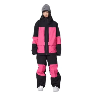 3L Hard Shell Ski Suit for Men and Women, Waterproof Windproof Warm Breathable Full Set