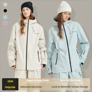 3L Ski Suit Women’s Ski Suit Unisex Waterproof Breathable Lock Warm Ski Pants Spot Cold