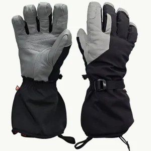 -40C Waterproof Unisex Ski Gloves Goatskin Exterior Extreme Cold