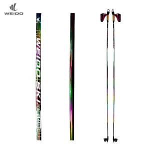 40T 100% Carbon Fiber Cross-Country Ski Pole with Natural Cork Grip