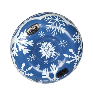 47-Inch Portable Inflatable Snow Tube Sled
