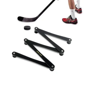 5-Section Ice Hockey Puck and Stick Handling Trainer