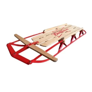 55 inch Steel-Runner Snow Sled for Winter Sports