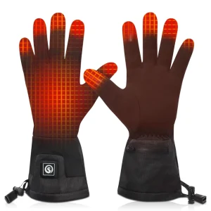 7.4V 2200mAh Breathable Touchscreen 3-Level Temperature Rechargeable Heated Winter Outdoor Gloves
