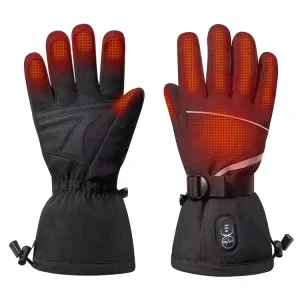 7.4V 2200mAh Rechargeable Heated Ski Gloves with Touchscreen