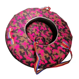 70-120cm Thickened PVC Adult Snow Tube with Reinforced Handles and Hard-Bottom Ring Design