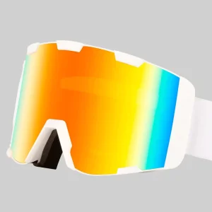 7076 Detachable Strap Anti-Fog Adult Ski Goggles for Winter Snow Sports