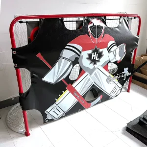 72in Canvas Hockey Goalkeeper Shooting Target Tarp for Ice Hockey Training