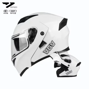 90 Rapid Green Vintage Full-Face Motorcycle Helmet Glare and UV Protection