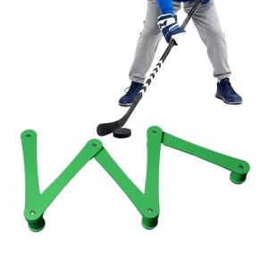 ABS Plastic Injection-Molded 5-Section Ice Hockey Puck Control Stick Handling Trainer 0.02-0.05mm Tolerance