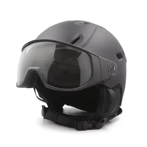 ABS Ventilated Full-Face Ski Helmet with Waterproof UV400 Visor for Men