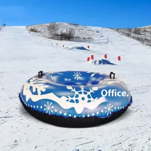 ARYDA Durable Eco Friendly PVC Inflatable Ski Ring Fast Inflation Easy Storage Waterproof Snow Sleds Kids Adults Winter Outdoor