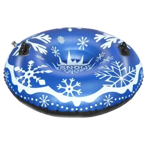 Abrasion-Resistant Inflatable Snow Tube for Ski Tubing and Snow Games