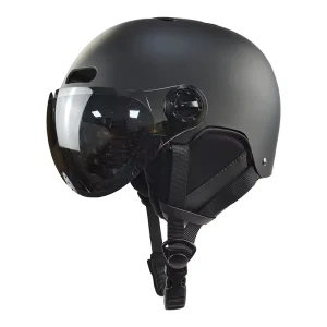Adjustable Snowboard and Ski Helmet for Men and Women with Integrated Visor