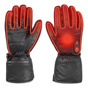 Adjustable Temperature Rechargeable Heated Gloves for Winter Cycling Skiing Snowboarding Motorcycle ATV Ski Riding