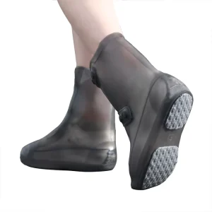 Adult Outdoor Anti-Static Reusable TPE Waterproof Plastic Shoe Covers