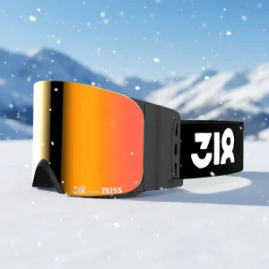 Adult Outdoor Ski Goggles with One Key Call Prescription Clip On Glasses Ounce Cylindrical Plastic Lens Intercom Compatible