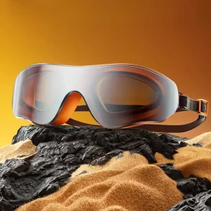 Adult Youth Recreation Fitness Integrated Wide Vision Mirror Coating Lens Anti fog UV Protect Waterproof Swimming Goggles Mask