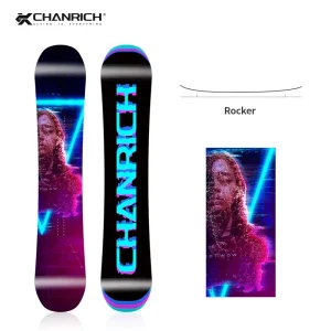 All-in-One Two-Way Wood Snowboard for Adult Beginners and Professionals, Park Flatboard Winter Set
