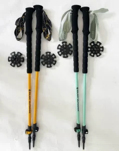 Aluminum Carbon Telescopic Alpine Ski Pole for Mountaineering and Freeriding