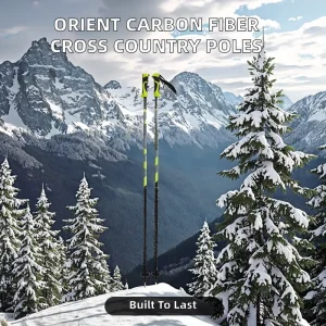 Aluminum Cross Country Ski Poles, 145 cm, EVA Grip