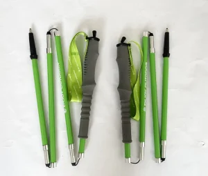 Aluminum and Carbon Collapsible Lightweight Trekking and Trail Running Pole