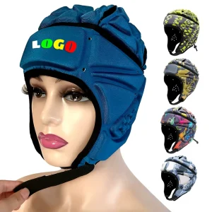 Anti-Collision Adjustable EVA Rugby Football Goalkeeper Headgear Hockey Roller Skating Helmet