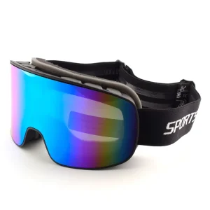 Anti-Fog Ski Goggles Snowmobile Goggles UV Protection Winter Outdoor Mirrored Blue Snowboard Goggles