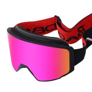 Anti-Slip Nose Pad Ski Goggles Cylindrical Lenses UV400 Protection Lightweight Secure Fit Outdoor Sports