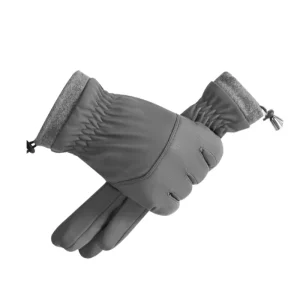 Anti-Slip Waterproof Polyester Fleece Gloves for Cycling, Skiing, Hiking and Climbing