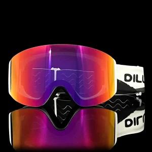 Anti fog UV400 Ski Goggle Classical Frameless Snowboard Goggles Mirrored Snow Goggles