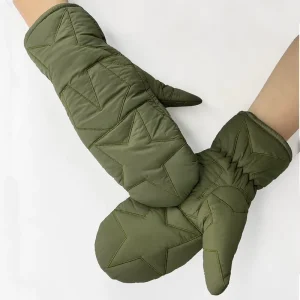 BSCI Manufacturer Customizable Winter Gloves with Touch Screen Functionality Women Sheep & Down Cloth Daily Use Cycling Beach