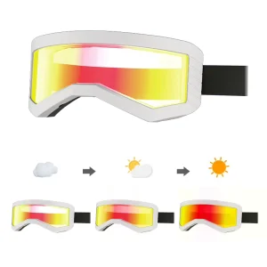 Baikang 7042 Parent Child Style Uv400 Protection Anti fog Photochromic Custom Snow Googles Mask Funny Ski Goggles Glasses