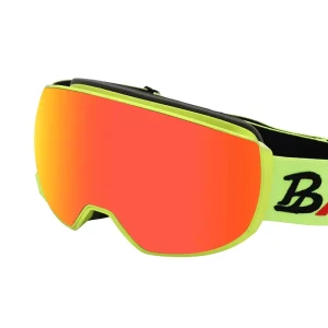 Ballistic Protection Impact-Resistant Anti-Fog Windproof UV400 Ski Goggles Adjustable Strap