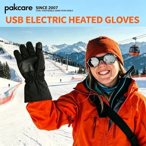 Battery Heated Gloves with 3 Comfort Levels for Winter Fishing and Camping