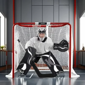 Benken Professional Sports Protective Gear Street Hockey Goalkeeper Gloves Shin Pads Equipment for Lacrosse & Ice Hockey