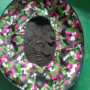Big Size Two Person Use Heavy Duty Inflatable Snow Sled tube Snow Tube 100 cm 120 cm Hard Bottom Snow Tubes