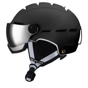 CE 1077 Ventilated Large-Size Adult Ski Helmet with Goggles and UV Protection