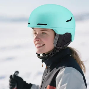 CE ABS Shell Ski Snowboard Helmet with Adjustable EPS Foam for Men and Women Winter Sports Competition