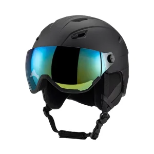CE-Approved Custom Snow Ski Helmet with Visor for Winter Sports